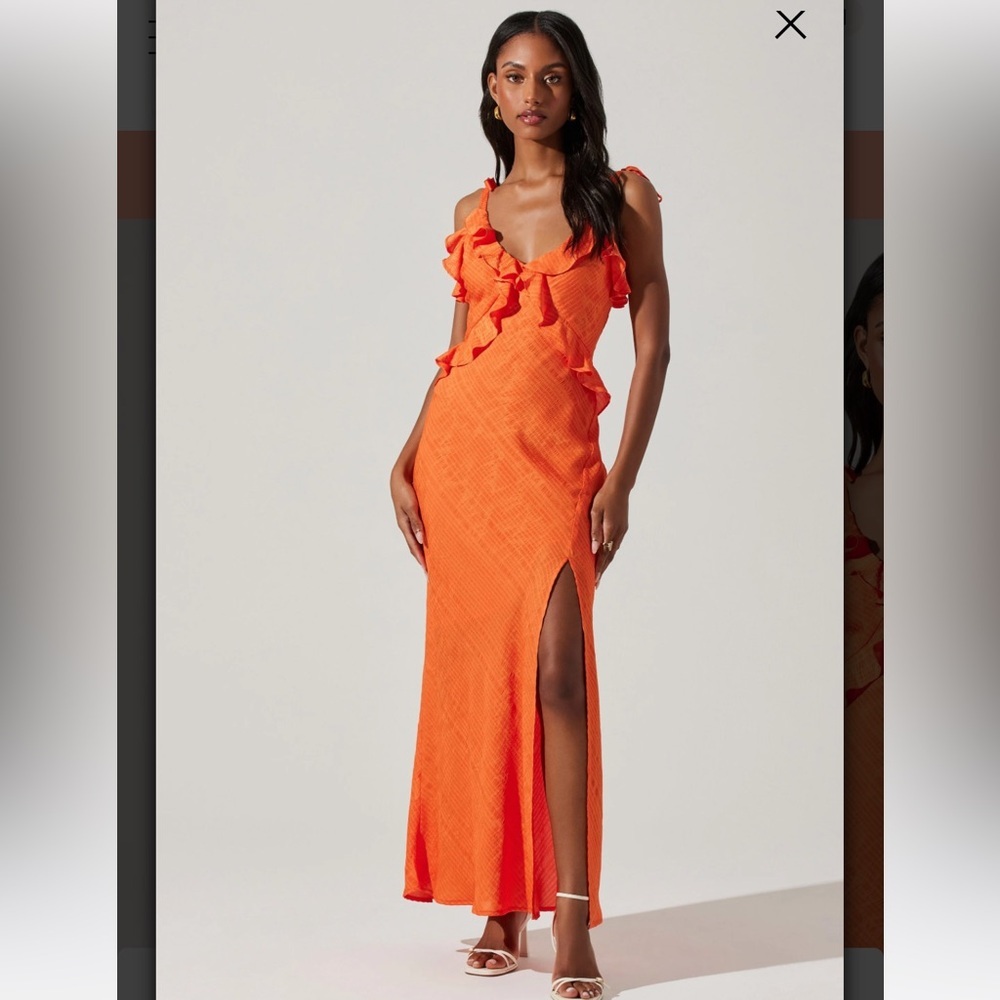 Sorbae Ruffle Maxi Dress - Picture 2 of 5